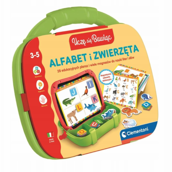 Clementoni Vzdělávací kufr Abeceda a zvířata