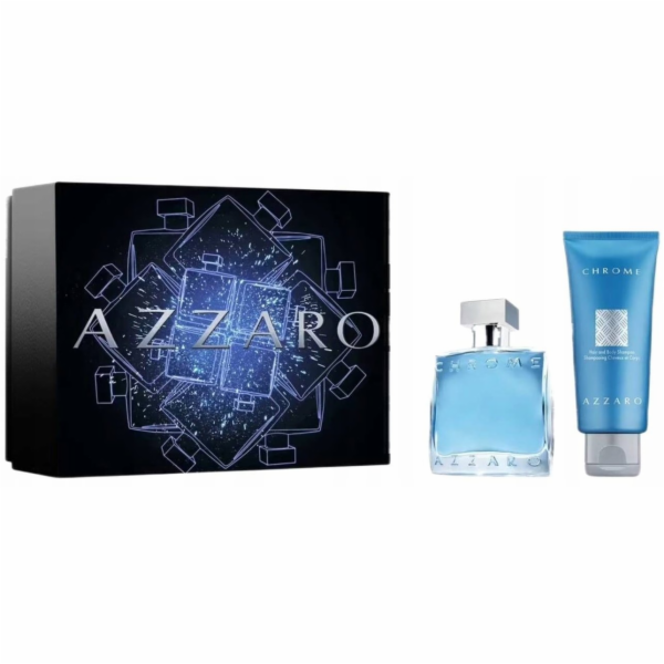 SET VERSACE AZZARO Chrome EDT sprej 50ml + SPRCHOVÝ GEL 75ml