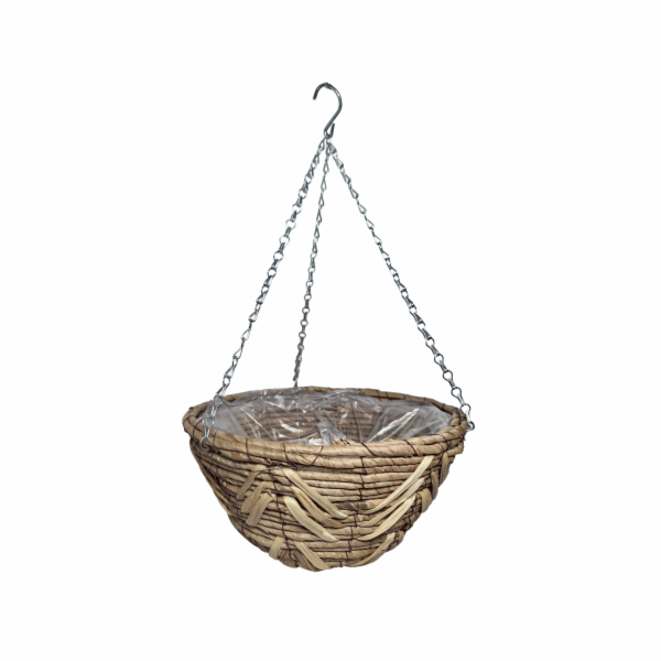 GARDEN_CENTE Závěsný květináč Garden Center, dřevěný, hnědý