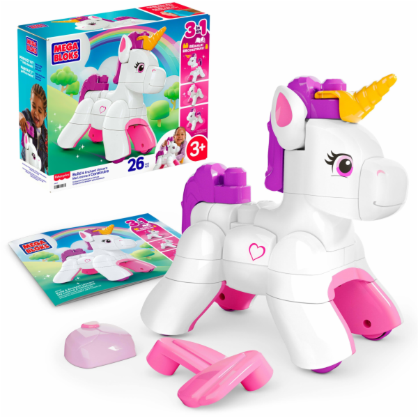 Mattel MBL KOUZELNÝ STAVITELNÝ JEDNOROŽEC JKG36 PUD2
