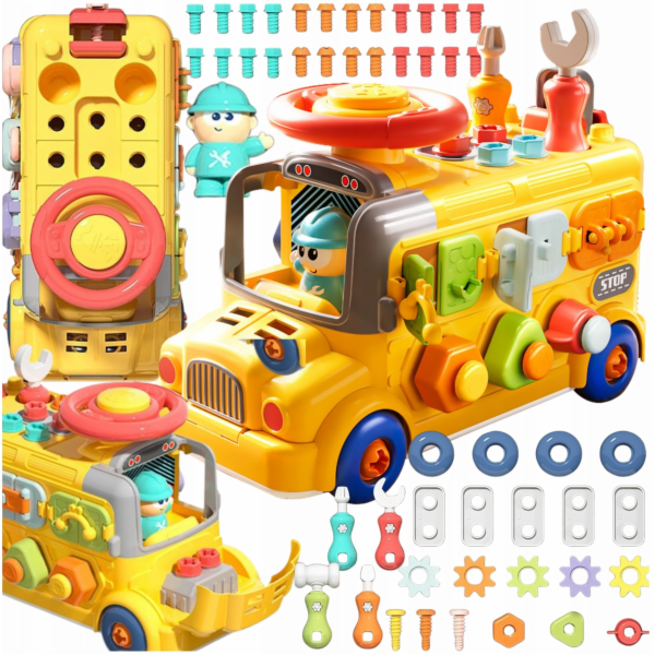 Bounn žlutý vzdělávací autobus