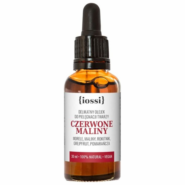 Iossi pleťový olej s červenými malinami a olejem z malin/...