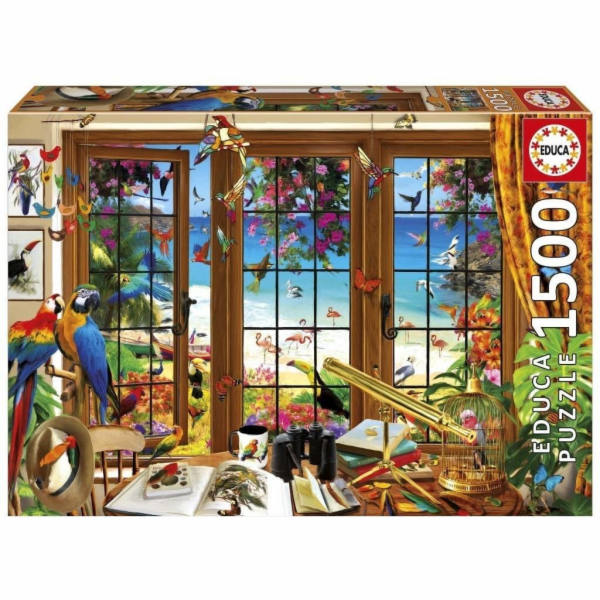 Educa Puzzle 1500 Okno pozorovatele ptáků
