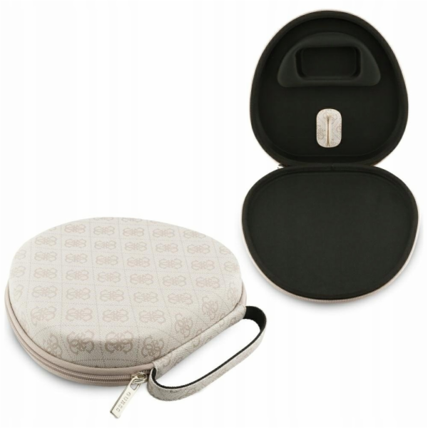 Guess Pouzdro na sluchátka Carry Box růžové