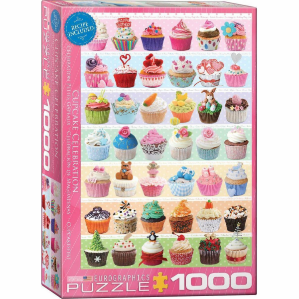 Eurographics Puzzle 1000 sladkých cupcakes