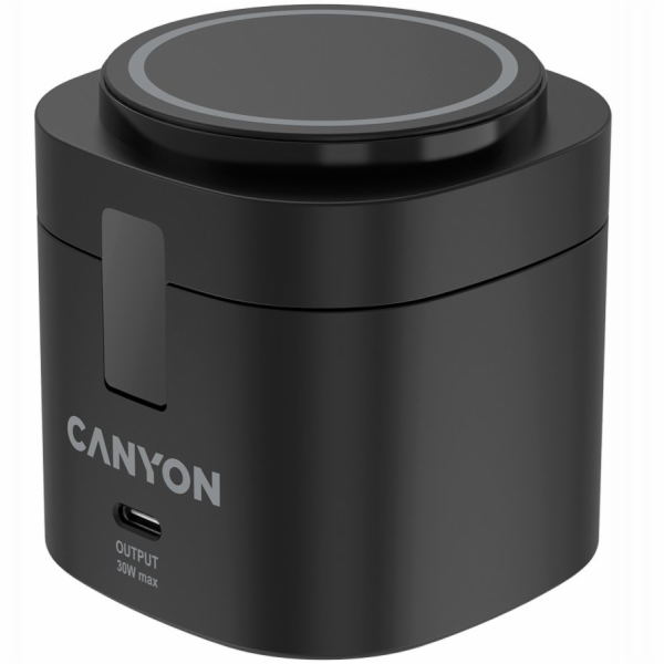 Canyon Bezdrátová nabíjecí stanice 4 v 1 30 W s 1m kabele...