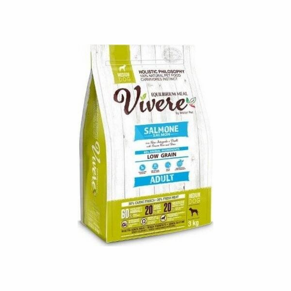 NoName Vivere Dog Medium Adult Losos 3kg