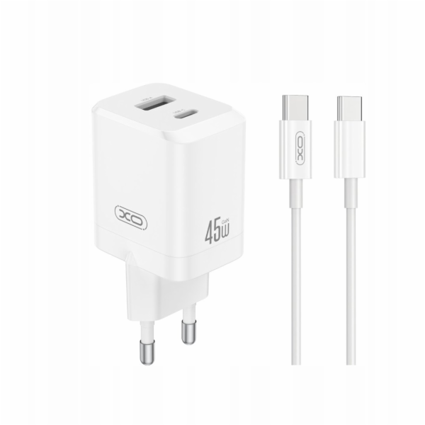 NoName XO CE36 PD 45W nabíječka do zásuvky 1x USB-C 1x US...