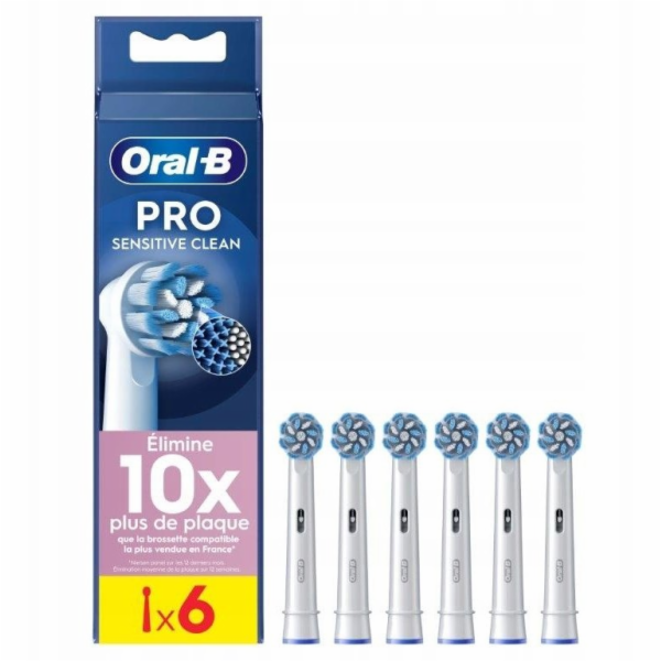 Oral-B Náhradní hlavice kartáčku Sensitive Clean, 6 kusů
