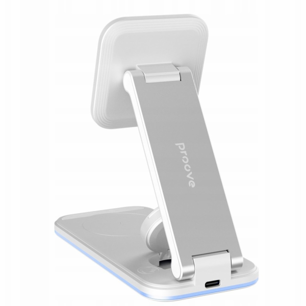 PROOVE Bezdrátová nabíječka Energy Fold 3 v 1, bílá, 15 W