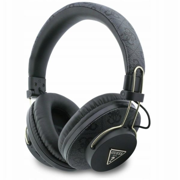 Guess Sluchátka Triangle Logo Bluetooth ENC On Ear, černá