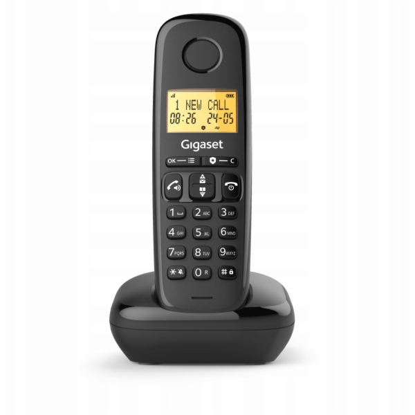 Gigaset Analogový telefon DECT Basic 100, černý