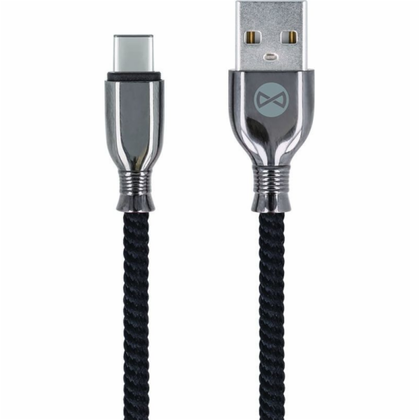 Forever Kabel USB-A - USB-C 1 m černý (72759)