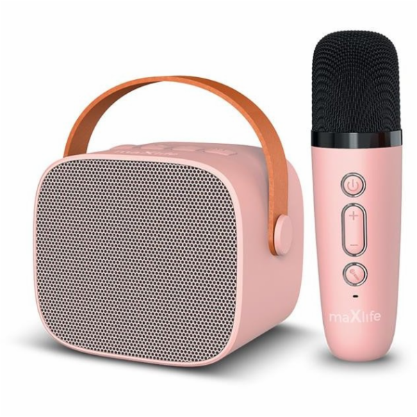 MaxLife Bluetooth karaoke sada MXKS-100, růžová