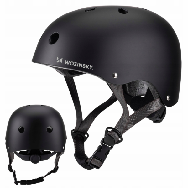 Wozinsky Lehká BMX/Scooter helma 48-52 cm - Černá
