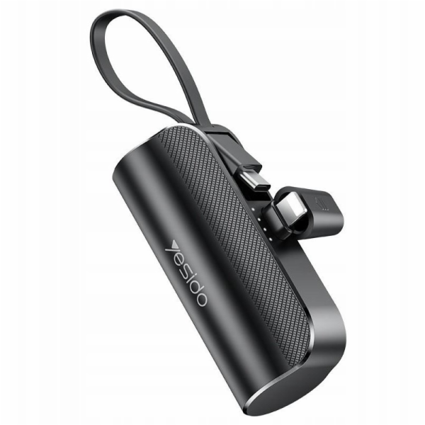 Yesido Powerbanka YP68 5000 mAh 12W + USB-C kabel, Lightn...