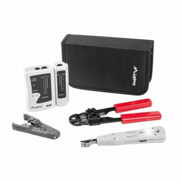 Lanberg Síťová sada LAN RJ45 - tester + odizolovač + krim...