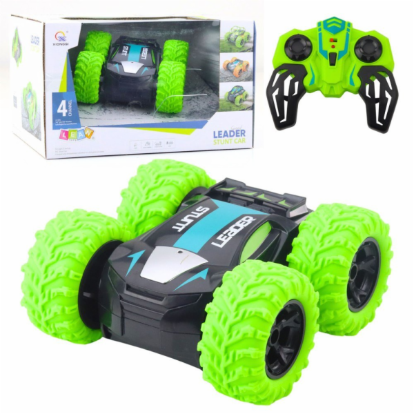 LeanToys Dálkově ovládané RC kaskadérské auto, otočné o 3...