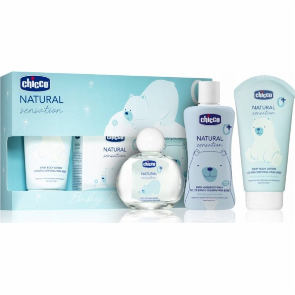 NoName CHICCO_SET Natural Sensation tělový a vlasový flui...