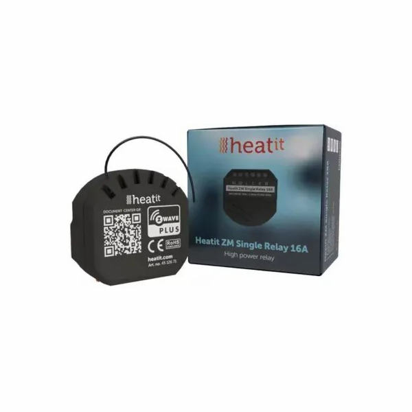 heat it Heatit ZM Jednoduchý reléový spínač 16A Z-wave
