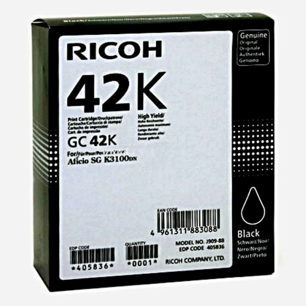 Ricoh gelová náplň 405836  GC 42K  origi