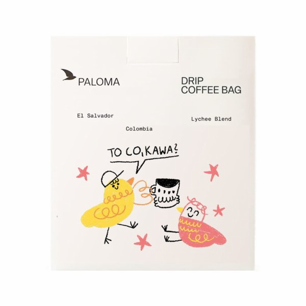Paloma Drip Bag káva - Paloma Lychee Blend - 10 ks.
