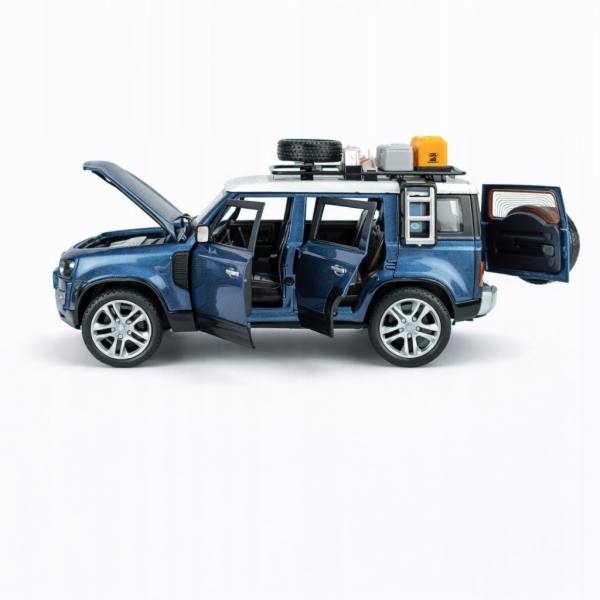 Inne Ostatní Land Rover Defender 1:24 světlý/lesklý kov