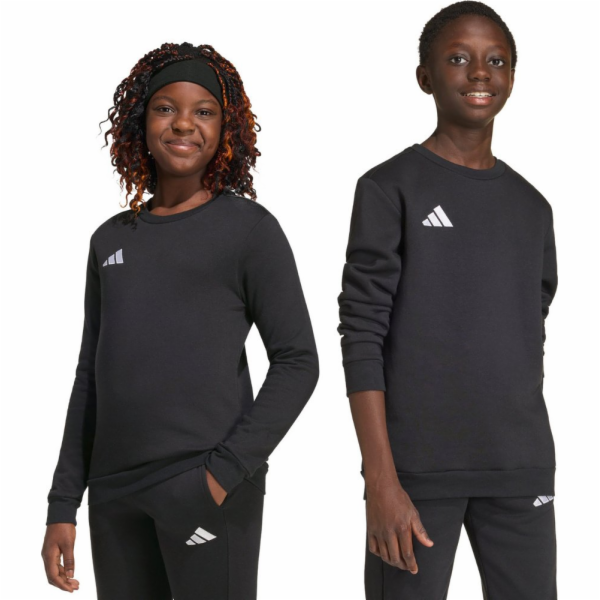 Adidas Dětská mikina Entrada 26 Sweat Top černá JZ6554 152cm