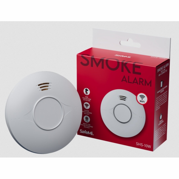 SafeMi Detektor kouře SAFEMI - WiFi - SHS-10W