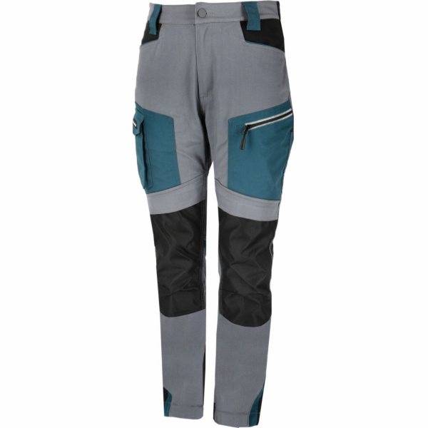 Lahti Pro Dámské kalhoty šedo-černo-tyrkysové, 2xL, ce, l...