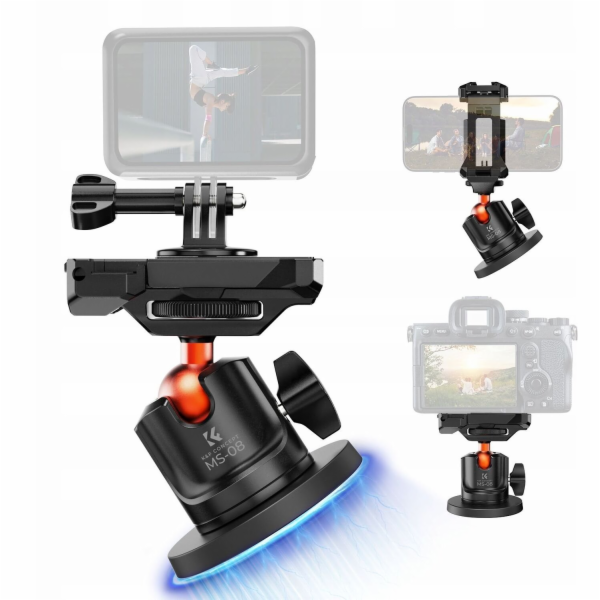 Kf kulová hlava 3D magnetická základna pro kamery GoPro s...