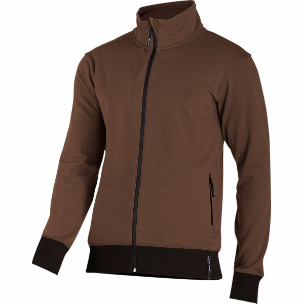 Lahti Pro MIKINA HNĚDÁ na zip, XL, CE, LAHTI