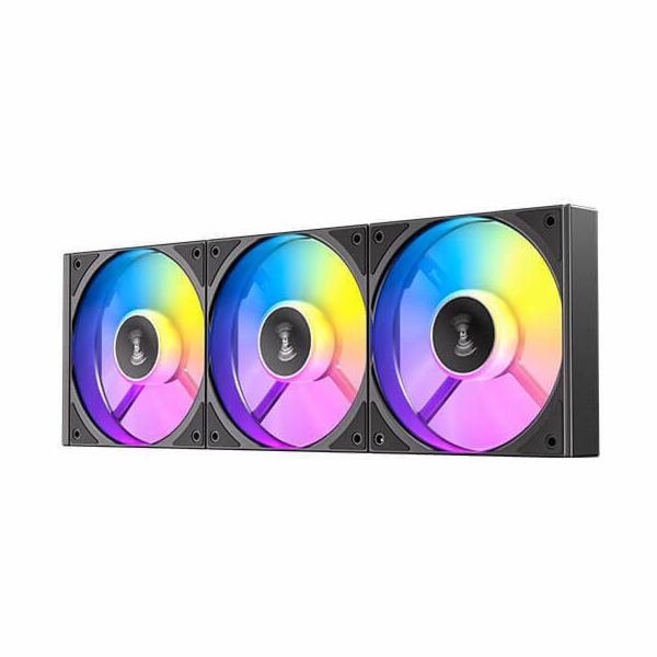 Antec Connect C120R Reverse 120mm PWM sada černých ventil...
