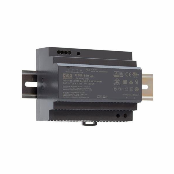 Meanwell NAPÁJECÍ ZDROJ MEAN WELL HDR-150-12 12V/150W/11,...