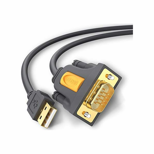 Ugreen USB-A - RS-232 USB kabel 2 m šedý (20222)