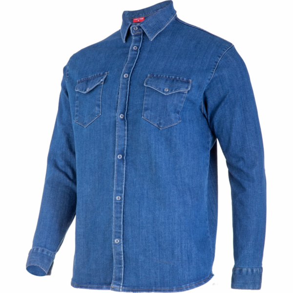 Lahti Pro Blue Denim Shirt, 2xl, ce, lahti