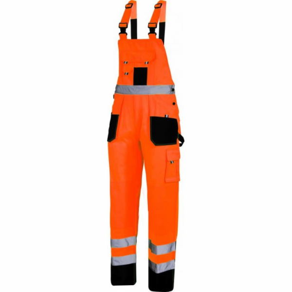 Lahti Pro VAROVNÉ DUNGAREY ČERNO-ORANŽOVÉ, L, CE, LAHTI