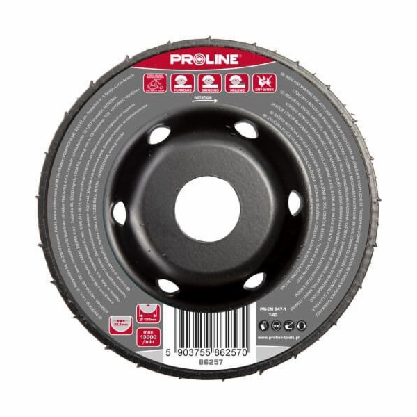 Profix konvexní kotoučová rašple, hrubé zuby, boční štípa...