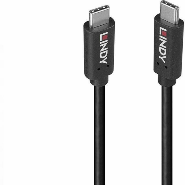Lindy USB-C - USB-C kabel 1,5 m černý (36977)