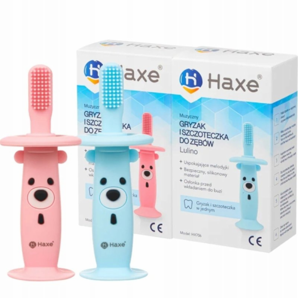 Haxe HAXE-LULINO DĚTSKÝ ZUBNÍ KARTÁČEK S MODRÝMI ZUBKAMI ...