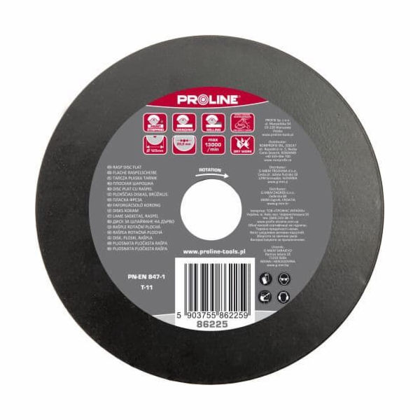 Pro-Line PLOCHÝ KOTOUČ MALINOVÝ HRUBÝ ZUB 125 MM PROLINE