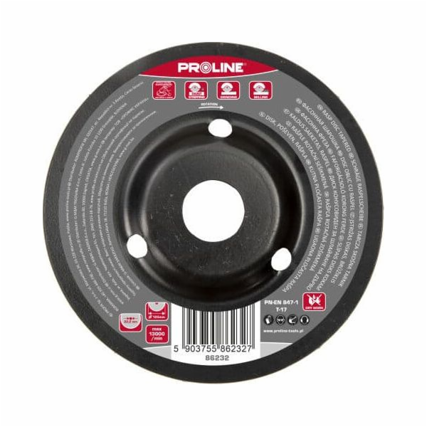 Profix úkosová rašple s jemnými zuby, typ B, 125 mm, Proline