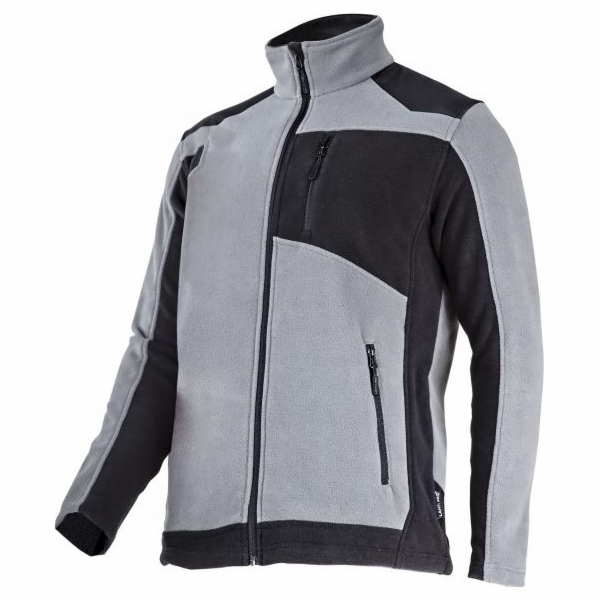 Lahti Pro Flísová mikina s výztuhami, šedo-černá, M, CE, ...