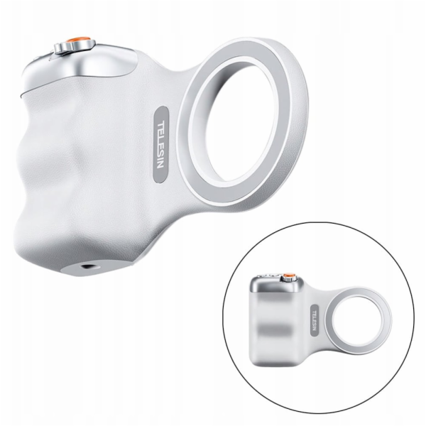 Telesin Magnetická rukojeť TELESIN Fun Shot 2 (bílá)