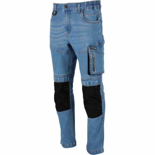 Lahti Pro Světle modré strečové džíny s výztuhou, 2XL, CE...