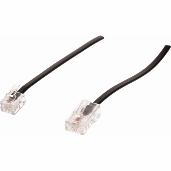 Schwaiger Schwaiger 6,0 m RJ-11 - RJ-45 6 m Černá