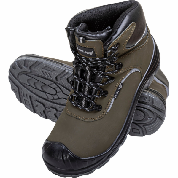 Lahti Pro Kotníkové boty Nubuck, zeleno-černé, S3 SRC, 46...