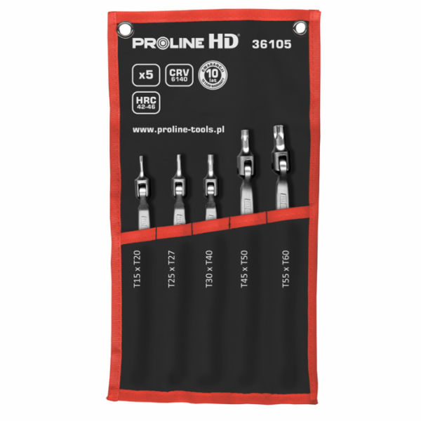 Pro-Line Sada 5dílných klíčů Torx T15-T60 (36105)