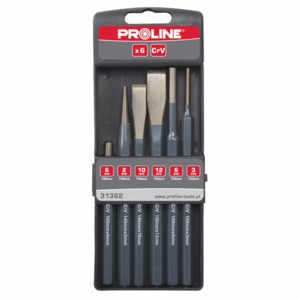 Pro-Line Sada razníků, sekáčů a důlčíků , 6 dílů, 31362