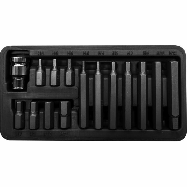Pro-Line Sada bitů 3/8 Hex 4-12, 15 kusů (10743)